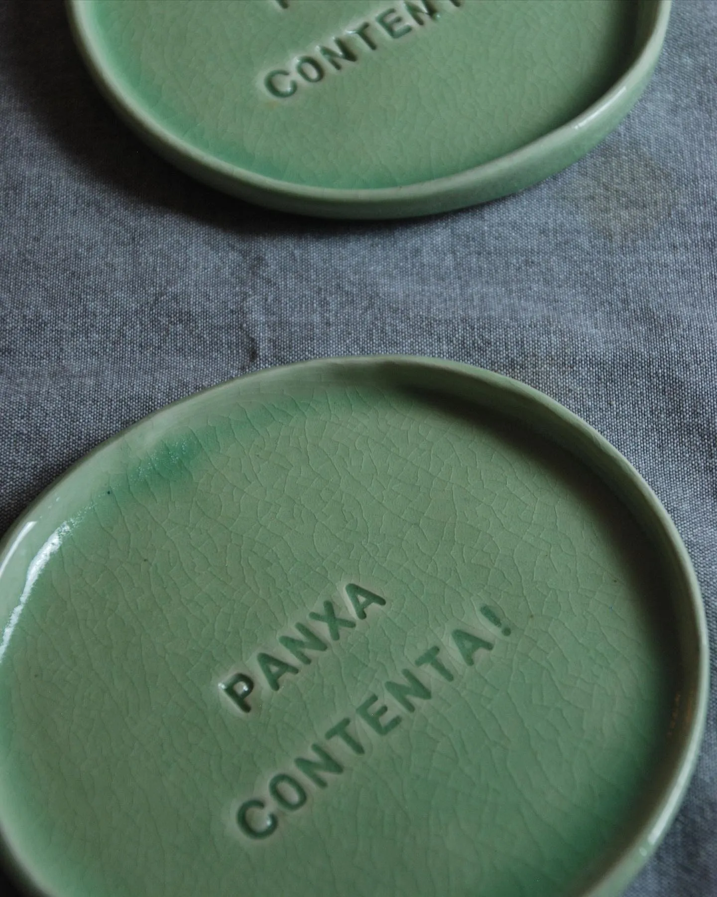 Platets Panxa Contenta — Platets de postres fets per a moments dolços.